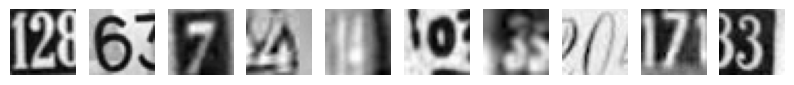 Sample digits from the SVHN dataset